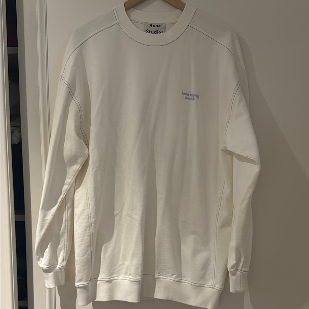 Acne White Men's Sweater